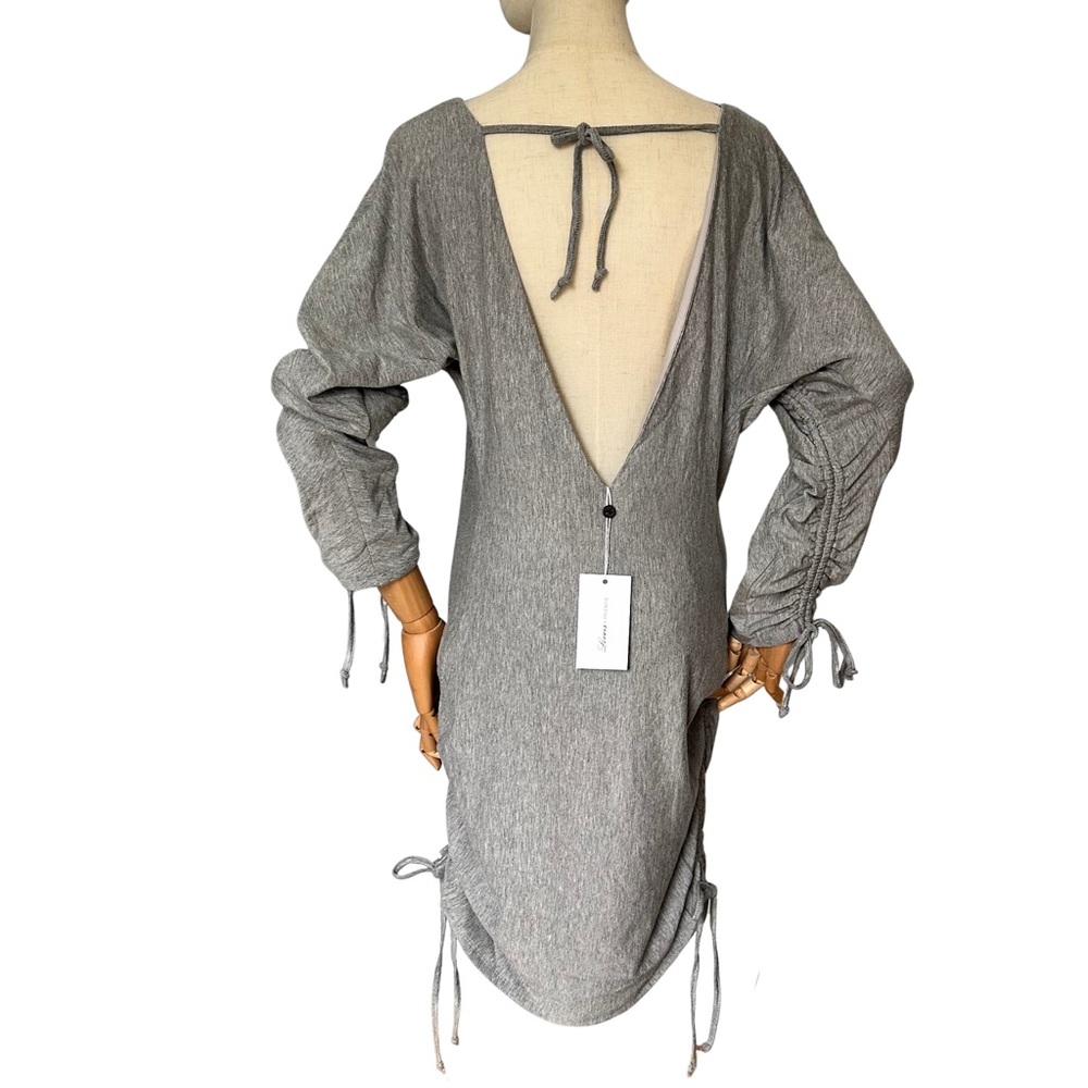 Lovers +Friends fully lined Jersey backless dress with pull tie features